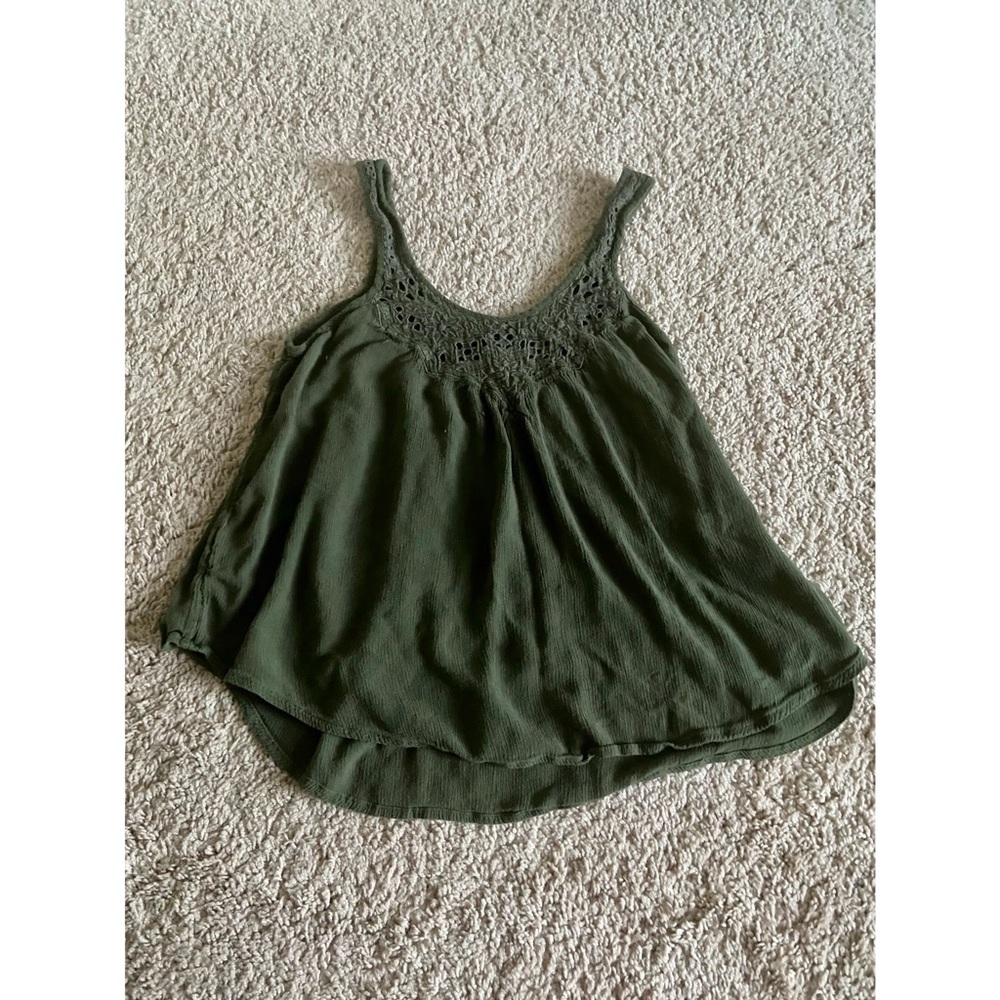 American Eagle Olive Green Tank